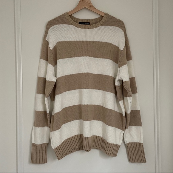 Brandy Melville NWOT striped 100% cotton sweater - Picture 7 of 12